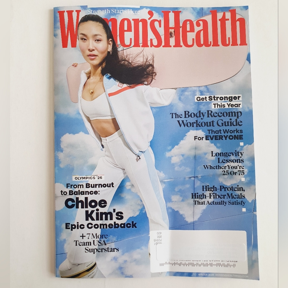 Womens Health Winter, 2026 - Chloe Kim Team USA Get Stronger Longevity Lessons